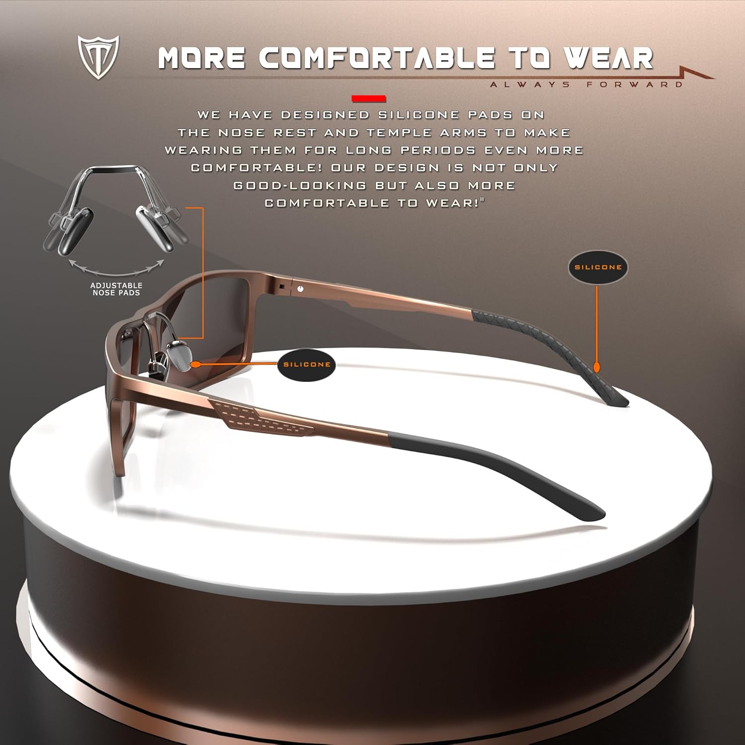 ATTCL Men's Casual Polarized Sunglasses for Men Sports Driving Sun Glasses UV Protection Al-Mg Frame - Image 4