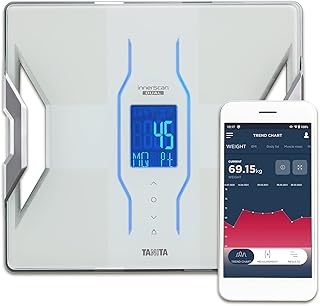Tanita RD-953 Bluetooth 4 Low Energy - Báscula de análisis de composición corporal con tecnología médica, color blanco