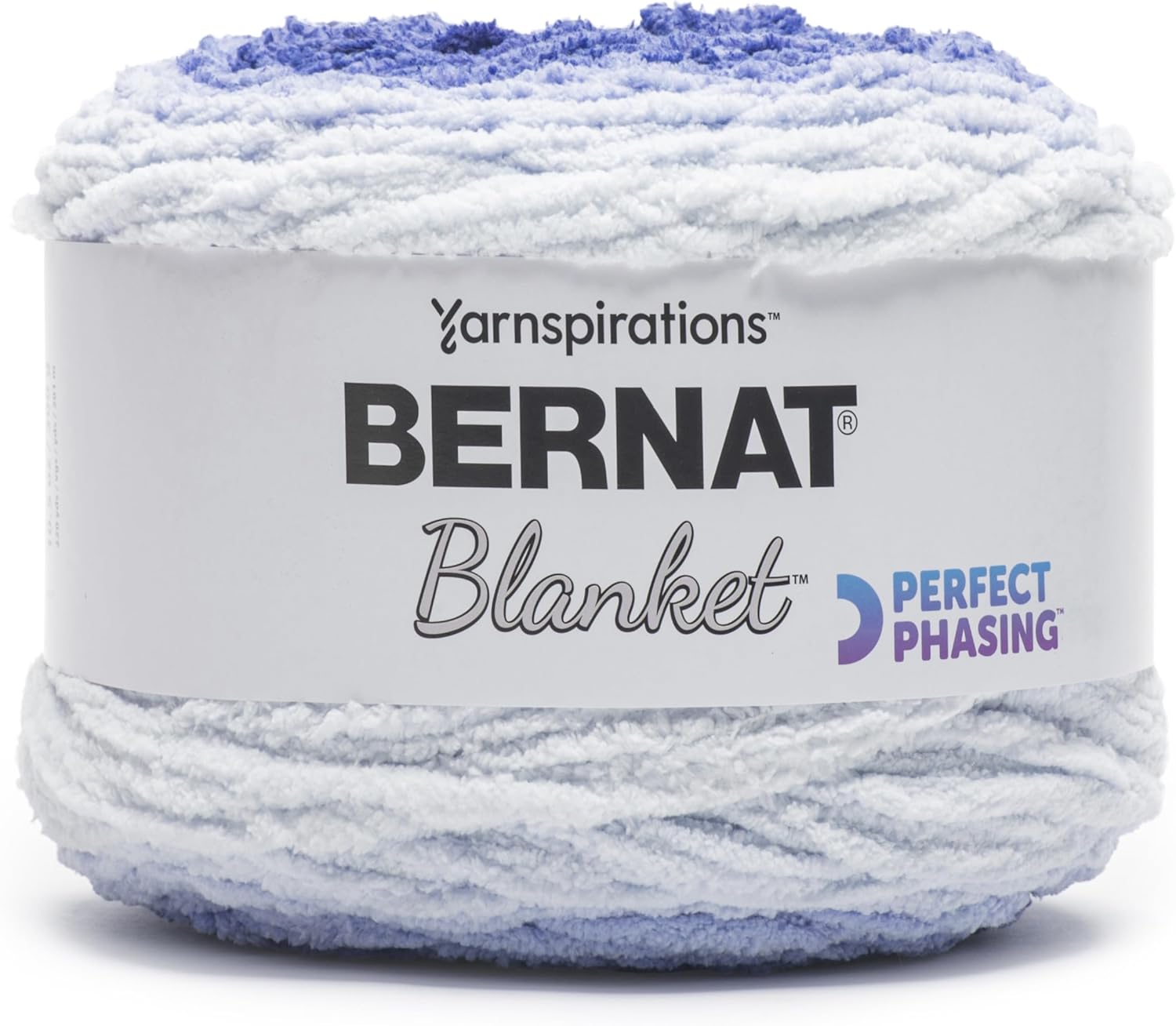 Spinrite Bernat Blanket Perfect Phasing Yarn-Dark Blue