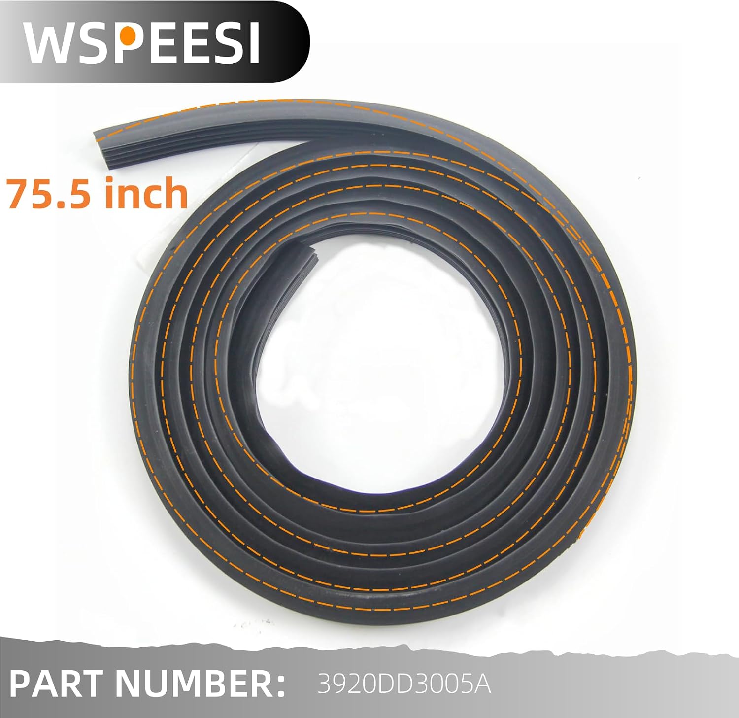 3920DD3005A Dishwasher Rubber Door Seal Compatible with LG Dishwasher Replacement Parts. Suitable for LG Dishwasher Door Gasket Replacement, Comes with 2 Yr Warranty.
