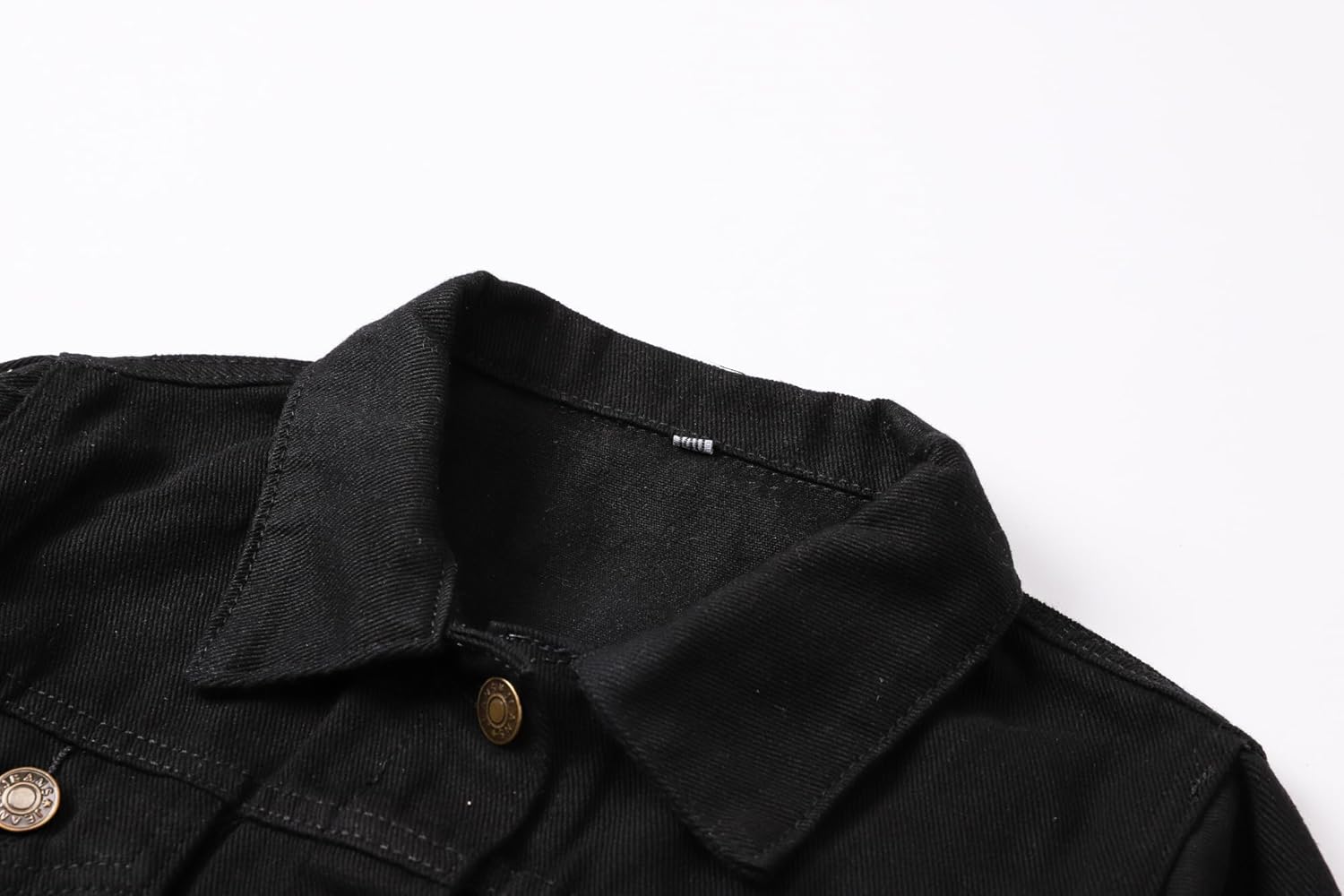 Joe Wenko Kids Toddler Baby Boys Girls Casual Outerwear Denim Jacket - Image 5