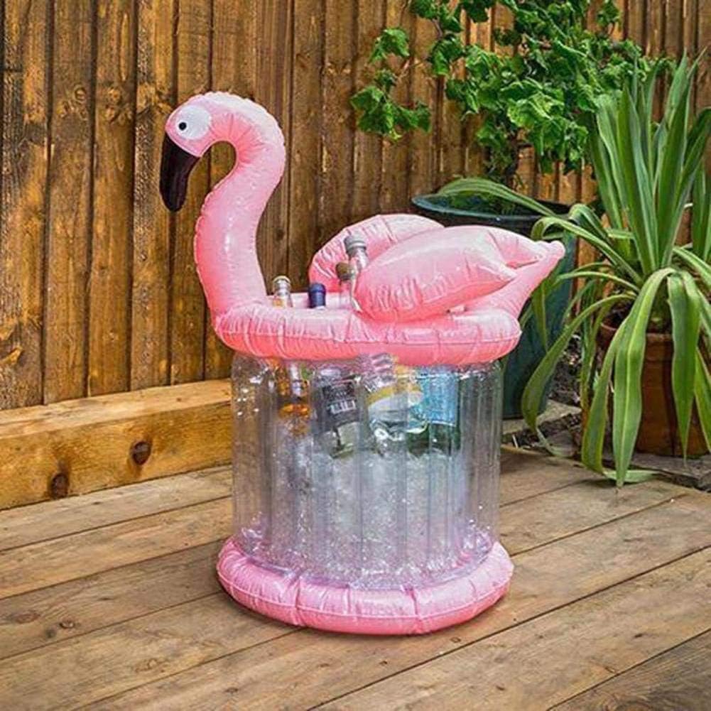 Flamingo Cooler Pool Float Inflatable Drink Holder Luau Party Beach Theme