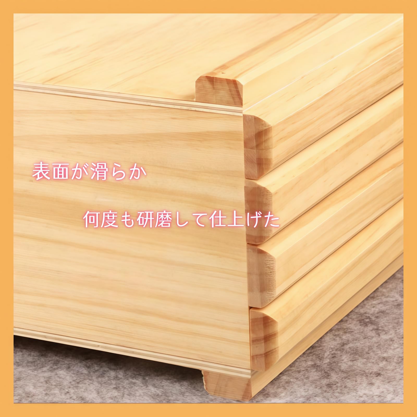 Amazon.co.jp: Rimeto 木製アーティスト収納ボックス 3/4/5 段引き出し