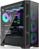 RAIJINTEK PONOS Ultra MS4 E-ATX Mid Tower PC Case, Opening Tempered Glass Side Panel, Pre-Installation 4 ARGB Fan, Mesh Front Panel, Black (0R20B00226)