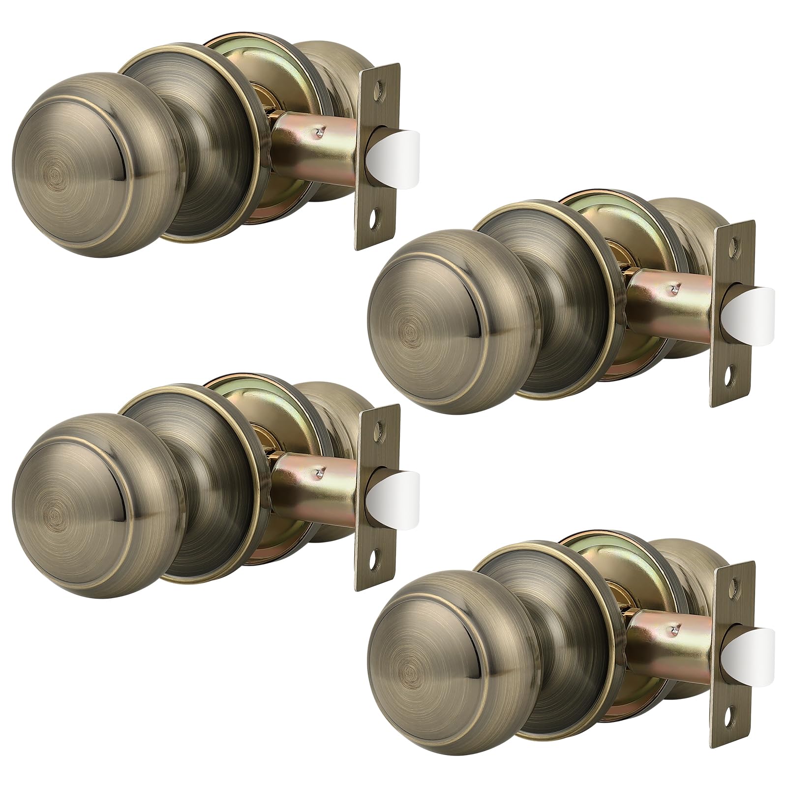 Probrico Passage Door Knobs - Keyless Black -30 Probrico Passage Door Knobs - Keyless Black -30