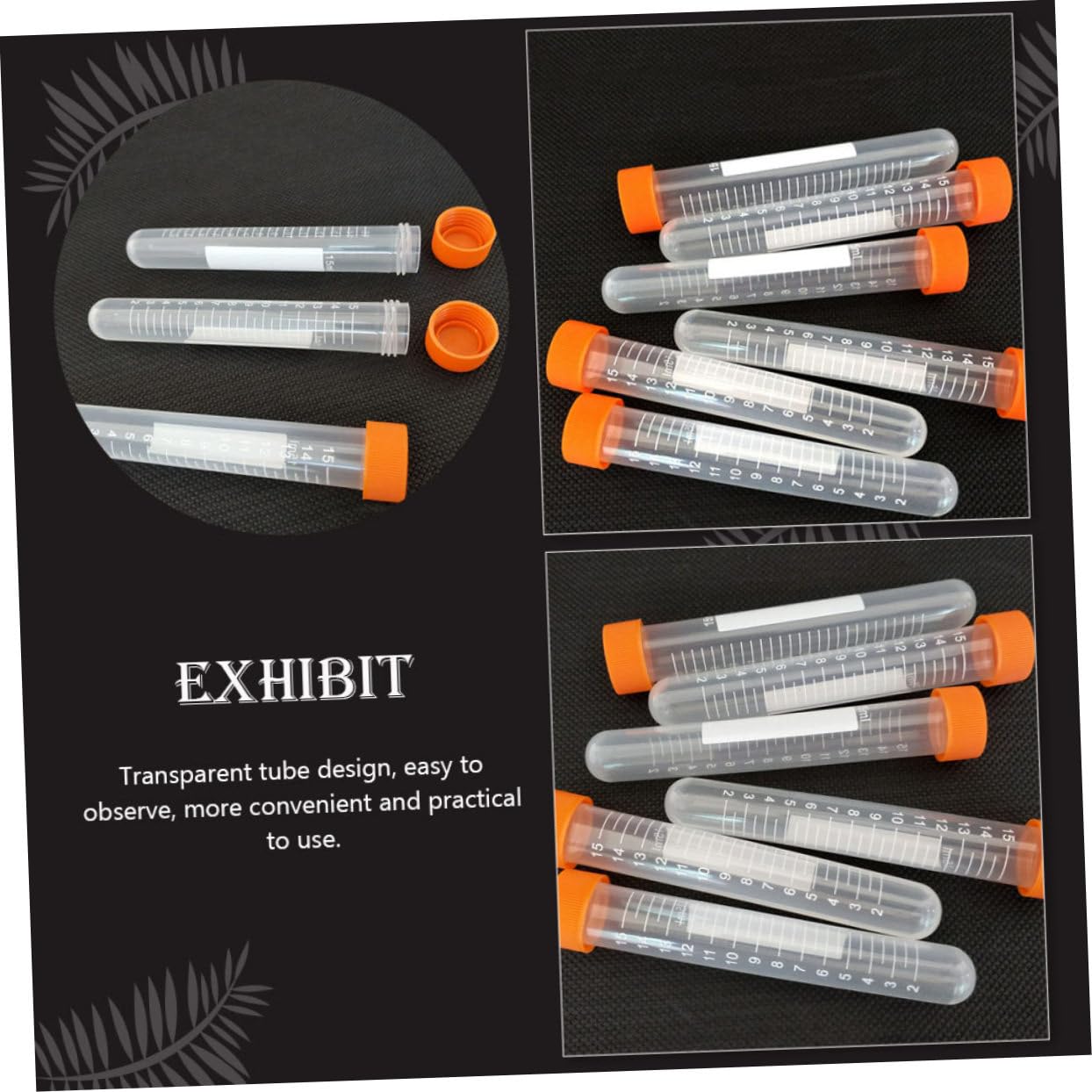 Zentrifugenröhrchen aus Pe mit Schraubverschluss 15ml 100 Stück