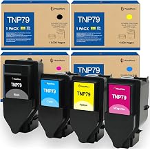 MasaiMara TNP79 TNP80 TNP81 TNP-79 TNP-80 TNP-81 High Capacity Compatible Toner Cartridges for Konica Minolta Bizhub C3350i C4050i C3320i C3300i C4000i Printer Black Cyan Magenta Yellow, 4-Pack