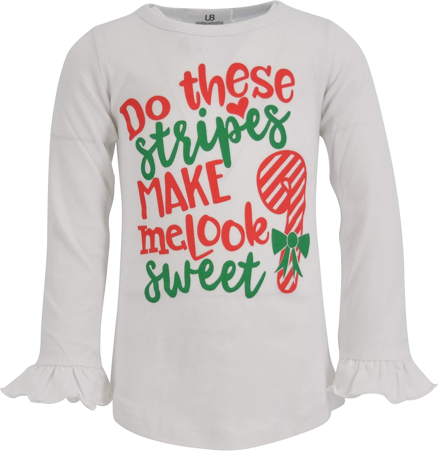 Unique Baby Girls Toddlers Kids Clothes 2pc Long Sleeve Graphic Shirt with Leggings Set
