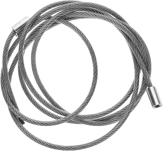 VICASKY Steel Wire Basketball Hoop Threading String Replacement for Indoor Outdoor Nets with Reinforced Aluminum Buckle Easy Installation Secure Attachment