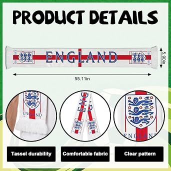 Soccer National Team Scarves, Soccer Fans Souvenir Double Side Flag Print Scarf for 2026 World Cup Cheering Team
