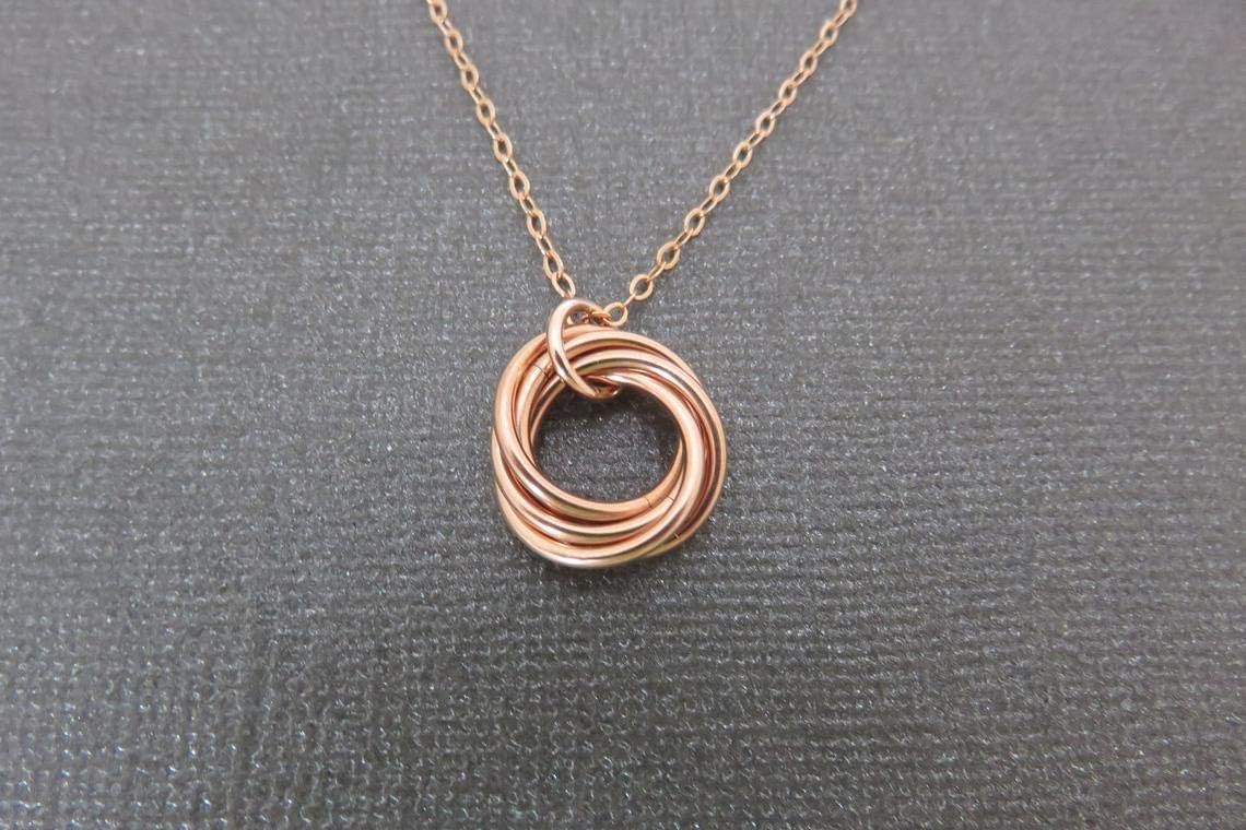 50th Birthday Gift for Women | Rose Gold Necklace | 50th Birthday