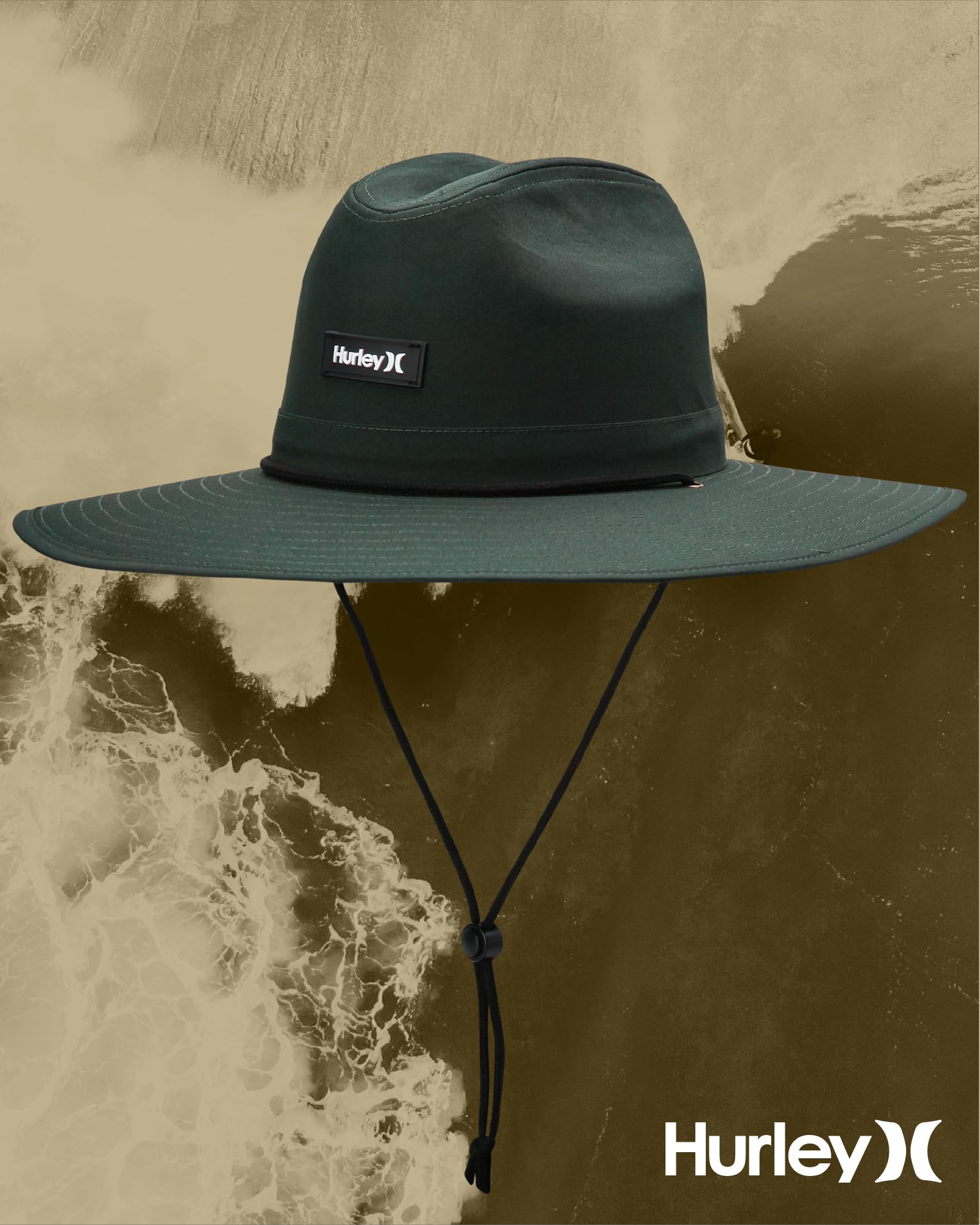 Hurley Sombrero de sol Boonie de ala ancha para hombre 7