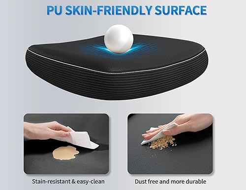 Miniatura 7 de TRALT Silla Ergonómica de Oficina - Silla de Escritorio con Respaldo Alto Ondulado y Soporte Lumbar Ajustable Silla para Computadora - Sillas