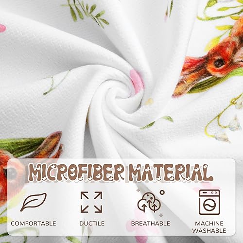 Miniatura 2 de Mixweer Paquete de 8 toallas de cocina de Pascua, regalo de Pascua para mujeres, toallas de mano de temporada de primavera, regalo de conejo de