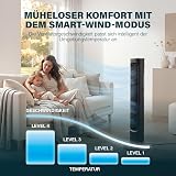 Princess Standventilator – Elegantes Design – 50 W – Leistungsstark, leise, geringer Verbrauch – Höhe: 101,5 cm – Oszillierend – 4 Modi – 12 Geschwindigkeitsstufen – 352390 - 4
