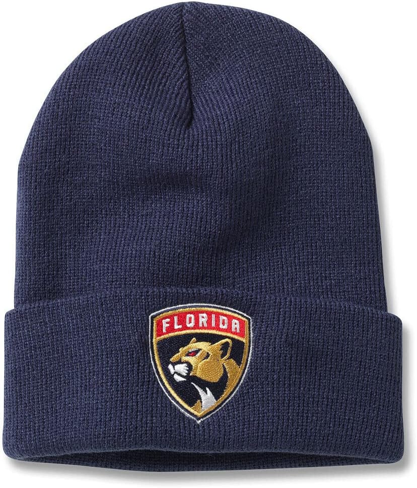 AMERICAN NEEDLE National Hockey League Officially Licensed NHL Team Unisex Beanie Hat, Cuffed Knit Collection Headwear