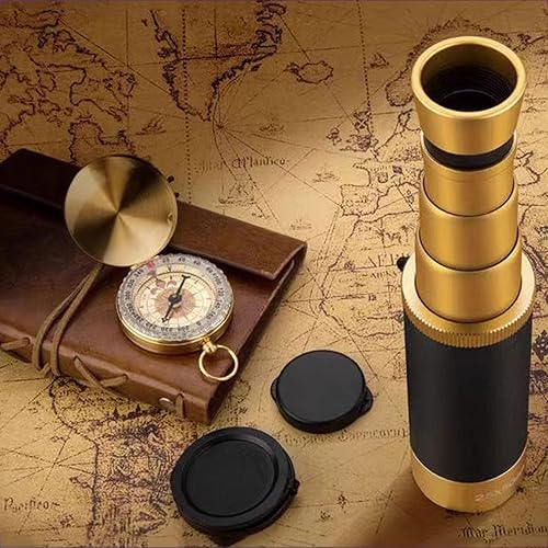 Miniatura 4 de SchAan Telescopio Profesional para ver planetas Binoculares para caza 25X50 Telescopio monocular retráctil de alta definición de alta potencia,