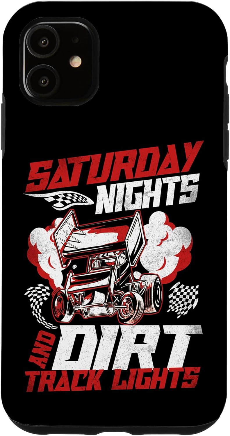 Dirt Track Racing Race Sprint Car Vintage Case for iPhone 11