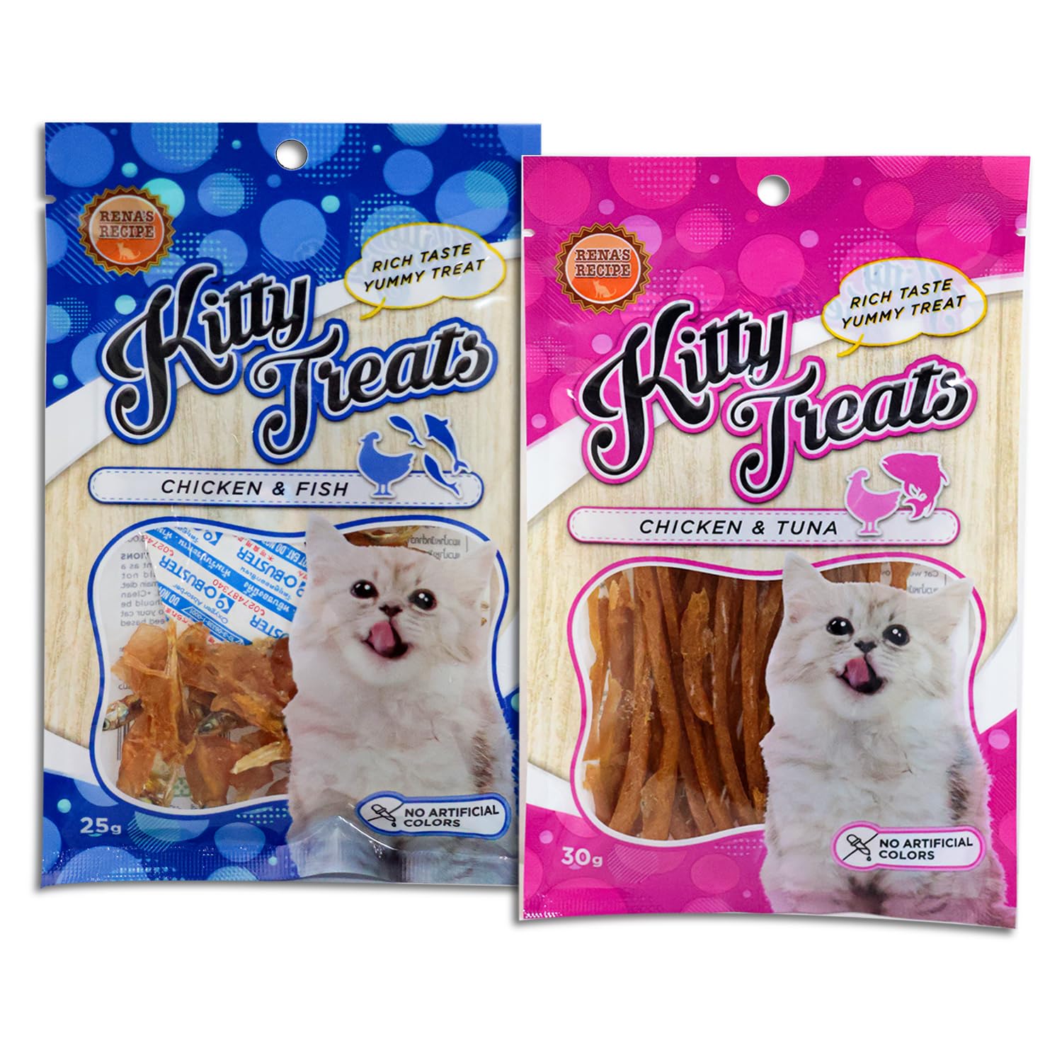 Cataholic Kitty Treats Cat Treat Combo for Cats & Kittens - (Spiral Soft Chicken & Fish, 25gm and Chicken and Tuna, 30gm) (B08KHM5MT8) Amazon Price History, Amazon Price Tracker