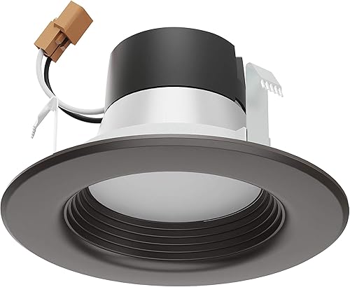 Satco Bombilla S11834, 4 pulgadas, latón antiguo