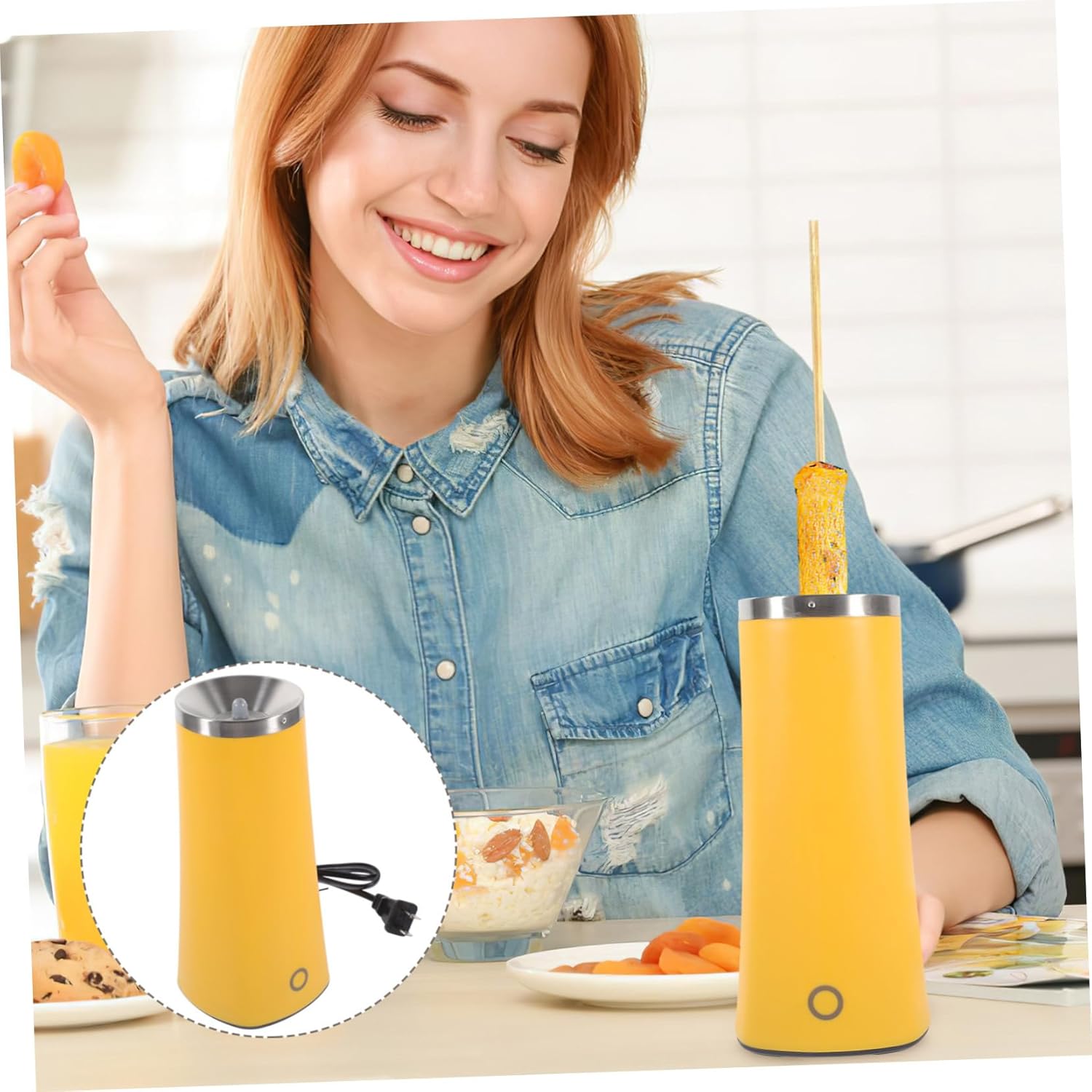 ABOOFAN Automatic Egg Roll Machine Electric Vertical Sausage -saving Breakfast Egg Roller