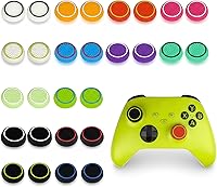 Vista 2 de 28PCS Optimized Silicone Thumb Grips & Joystick Caps for PS4/PS5/Xbox Controllers Accessories 14 Colors, Anti-Slip, Anti-Scratch & Enhanced Gaming