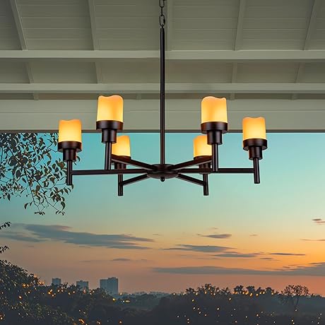 Outdoor Battery Chandelier: Illuminate Your Outdoor Oasis