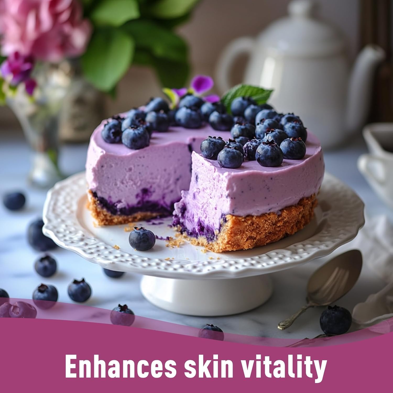 UNLEASH'D ORGANIC Organic Blueberry Juice Powder 16 oz – 100% Pure Natural Superfood, Rich in Antioxidants & Vitamins - Image 8