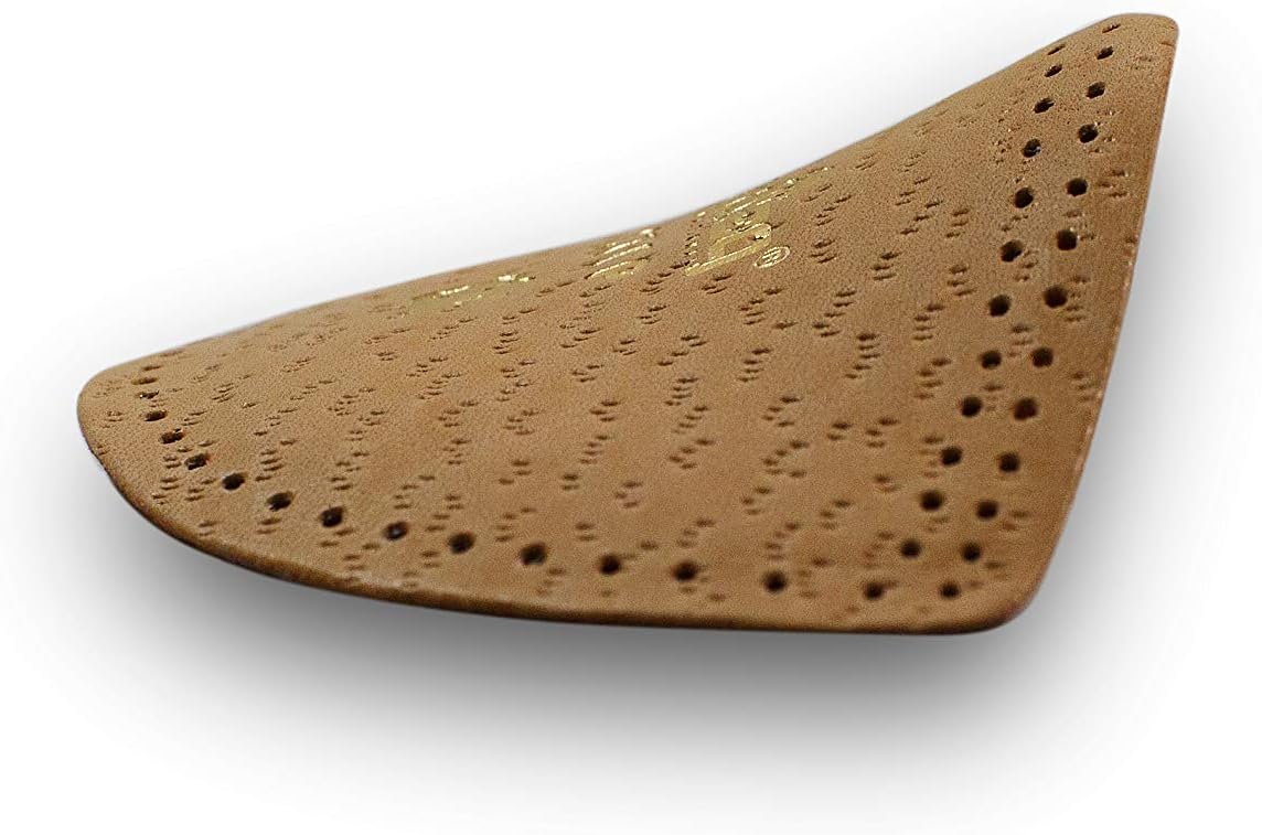 Pedag Step 16647 Symmetrical Self Adhesive Arch Support Inserts, Tan Leather, Medium