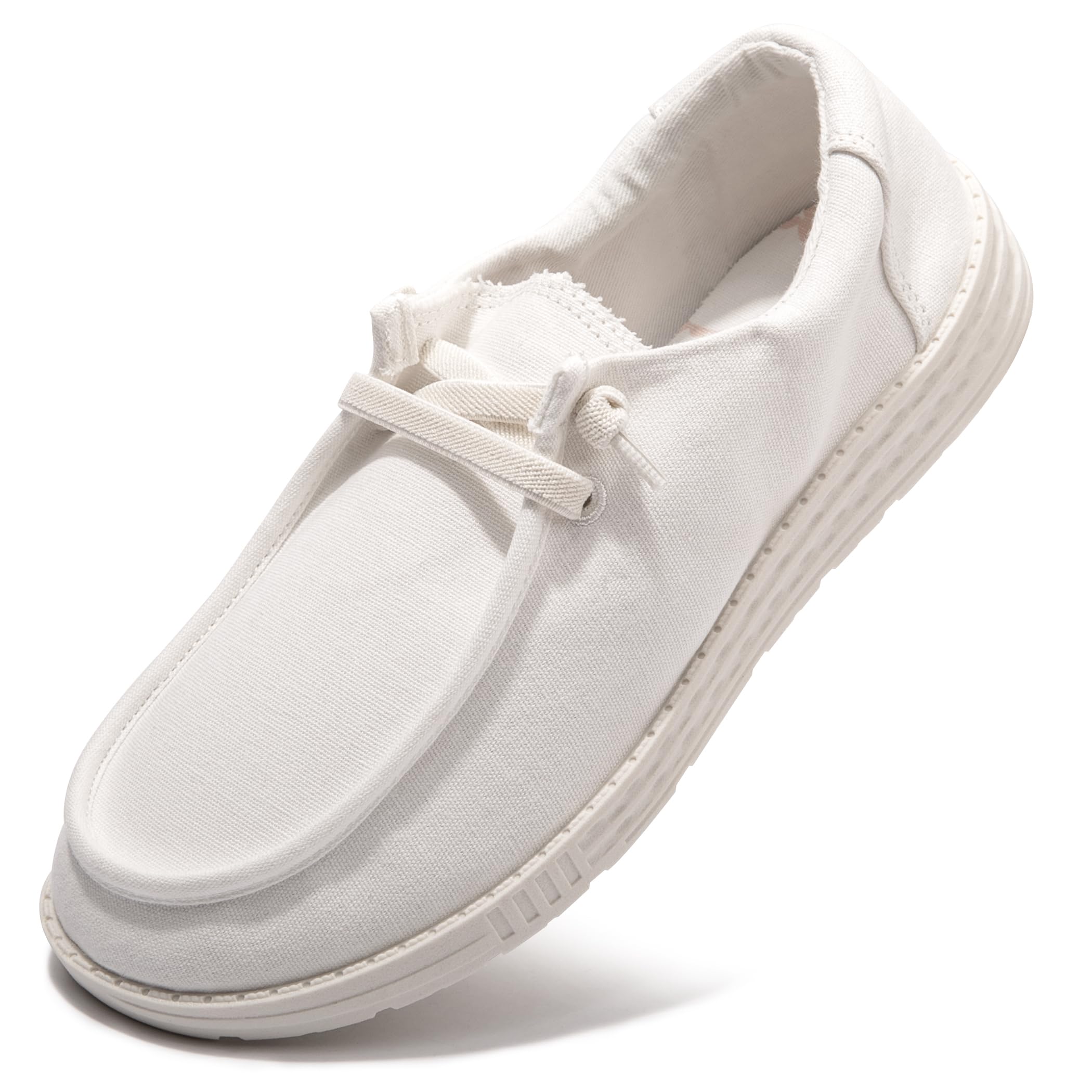 Women's Slip On Loafers - Canvas Casual Walking Shoes Comfortable Low Top Flats Outdoor Fashion Sneakers