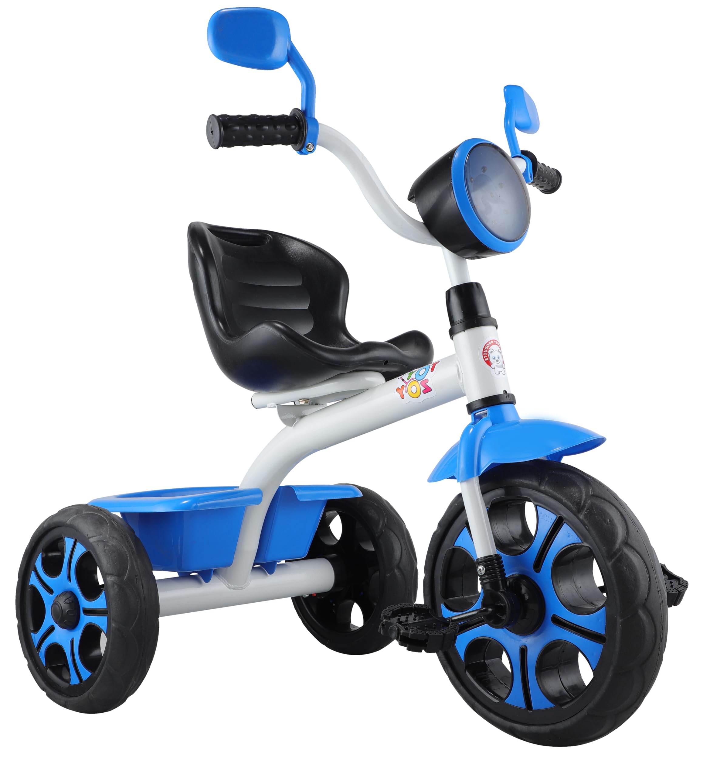 Toyzoy Melody Lite Kids|Baby Trike|Tricycle with Light and Music for Kids|Boys|Girls Age Group 2+ Years (Blue) 1