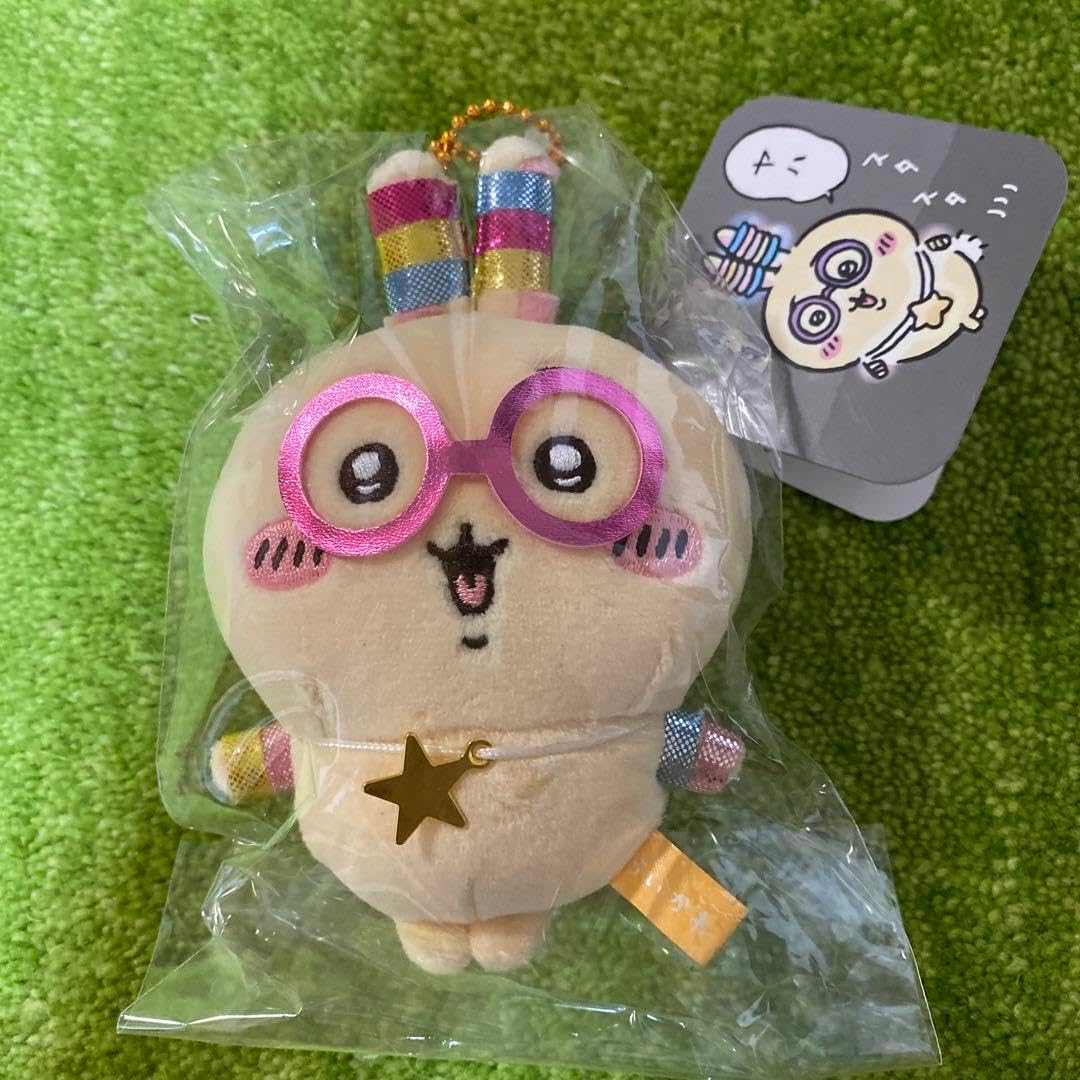 ちいか光る輪っかをつけたうさぎマスコット ちいかわ 光る！！輪っかを