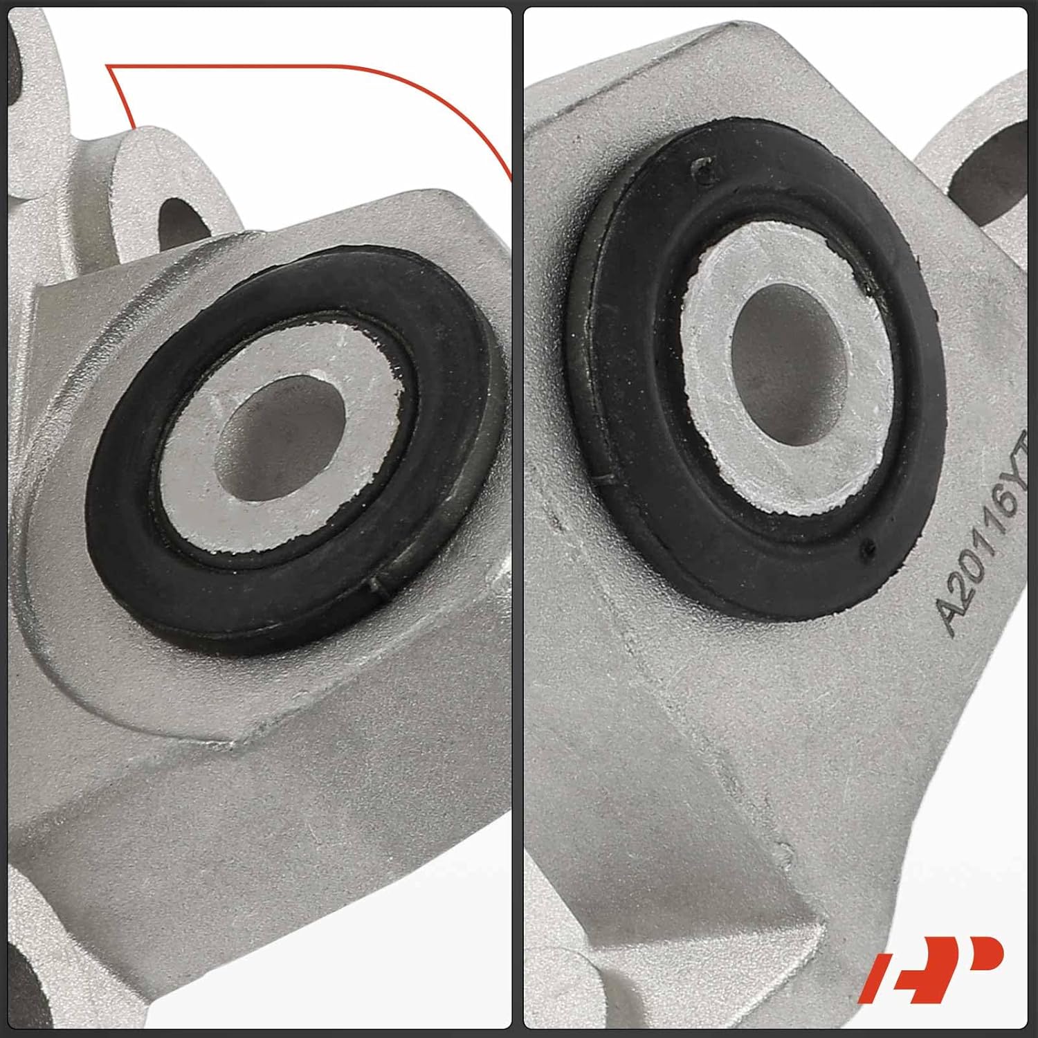 A-Premium Rear Lower Engine Motor Mount Compatible with Jeep Renegade 2015-2023 & Fiat 500X 2016-2022 & Dodge Hornet 2023-2025 & Ram ProMaster City 2015-2022 & Alfa Romeo Tonale 2024-2025