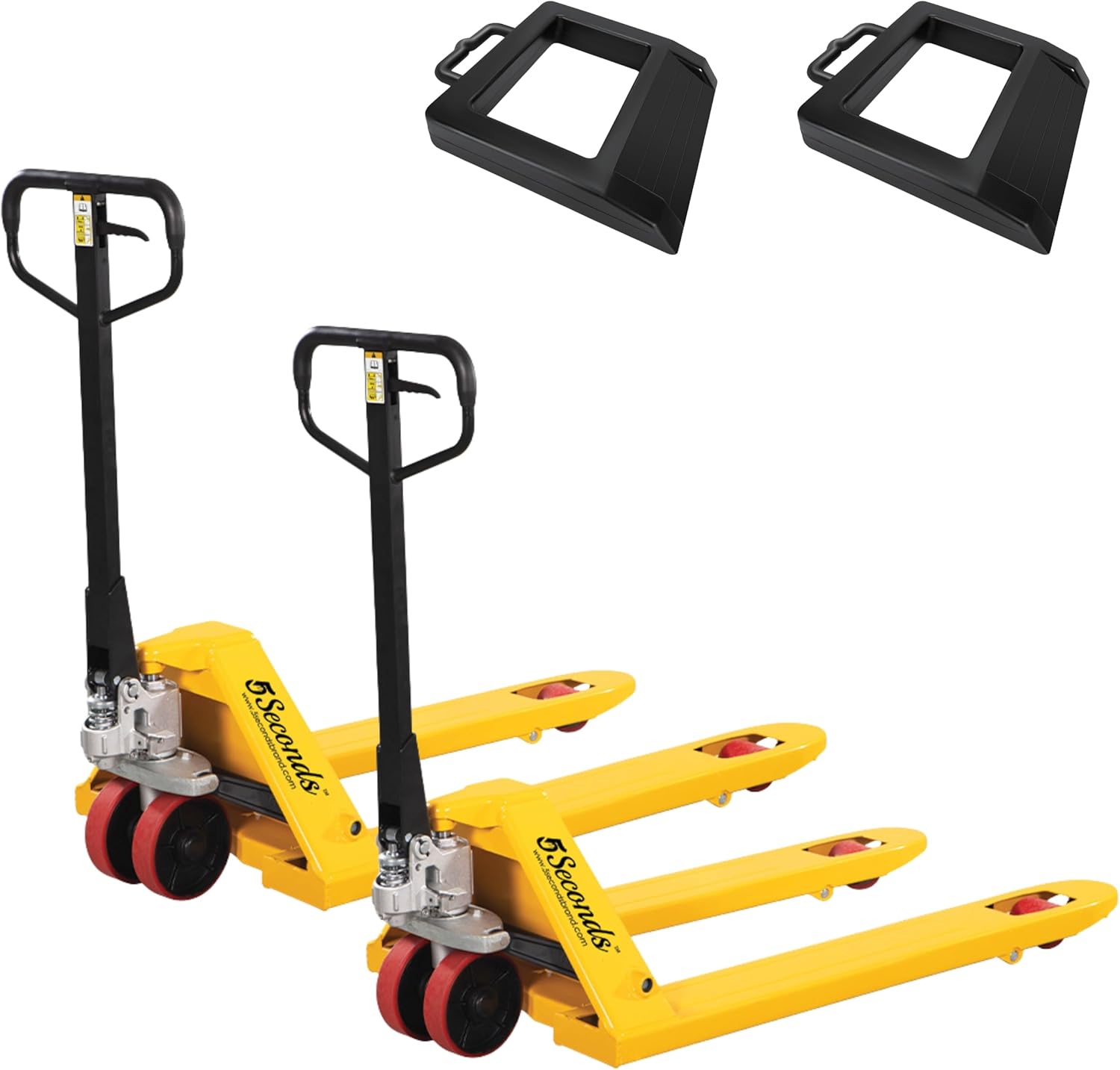 5Seconds 5500 lb Pallet Jack 2-Pack: 27x48 Heavy-Duty Forks for Warehouse, Factory & Retail Use