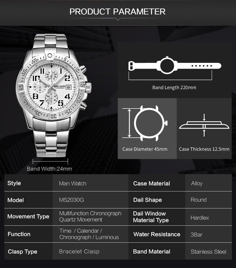 MEGIR MG2030 Product Parameter Diagram