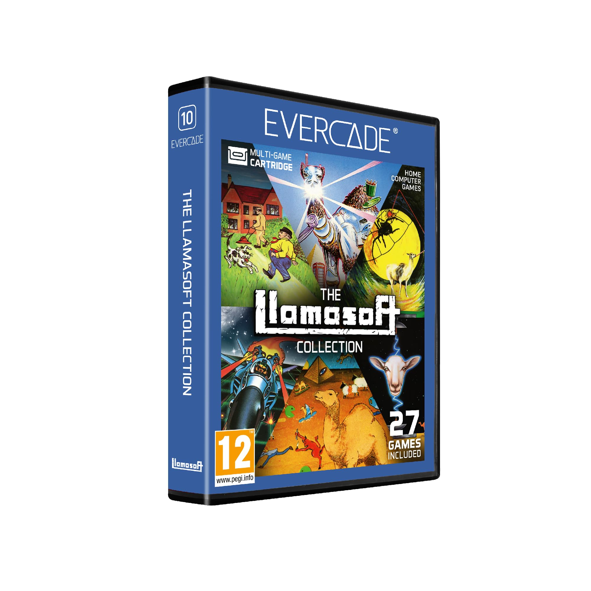 Cartouche Evercade - La Collection Llamasoft avec 27 Classiques