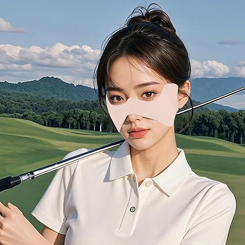 Miniatura 5 de Parches solares para la cara  Parches para ojos de golf  Protector facial portátil para la nariz, correr, senderismo, ciclismo, pesca, viajes,