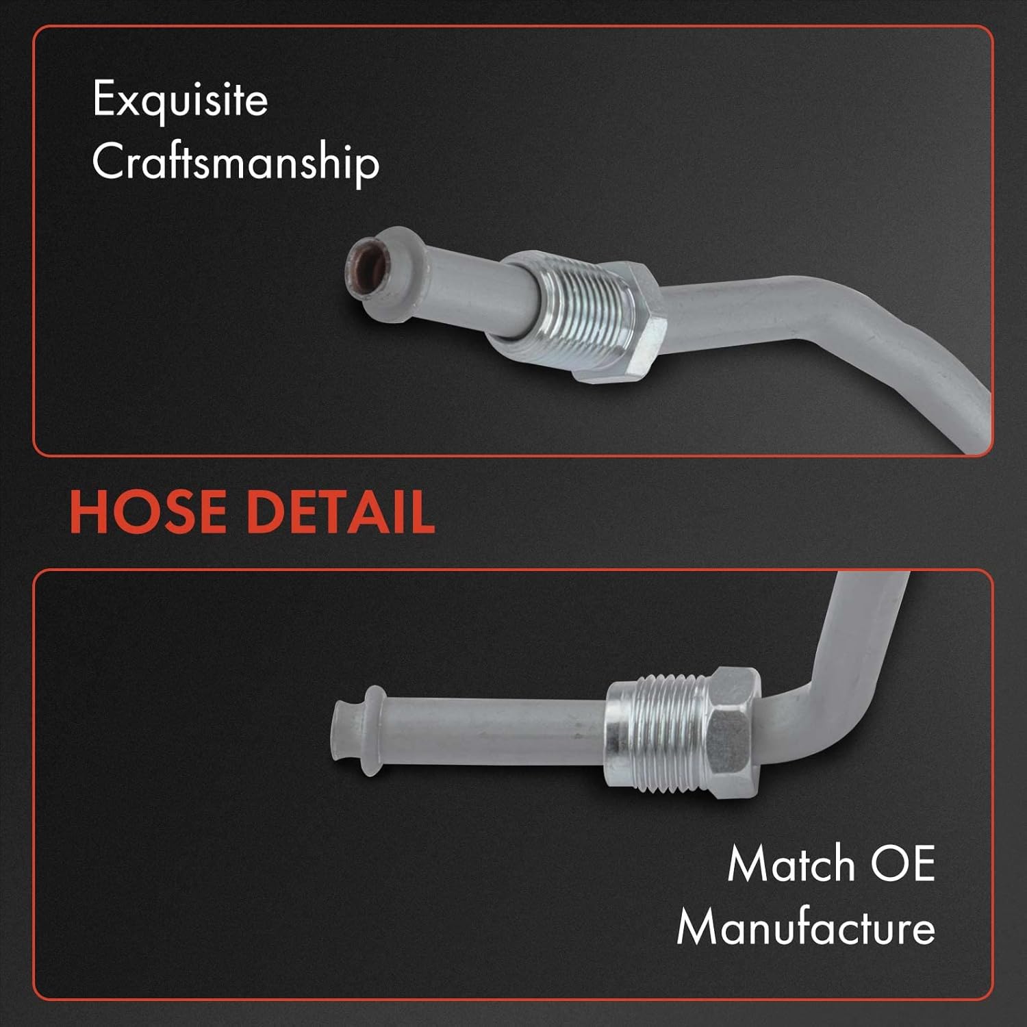 A-Premium Power Steering Hose Pressure Line Hose Assembly Compatible with Buick Terraza Chevrolet Uplander Pontiac Montana Saturn Relay 3.5L FWD