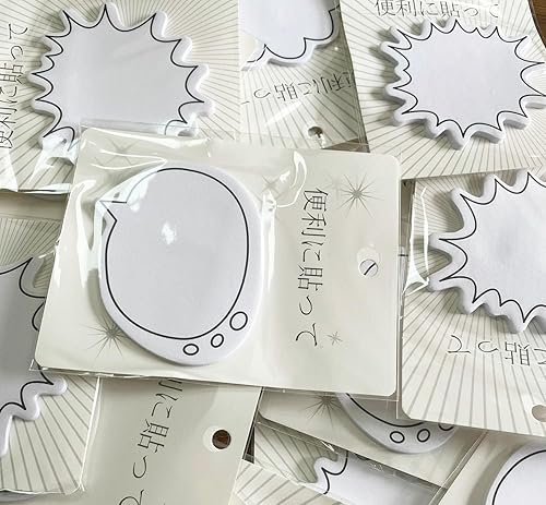 Miniatura 6 de 24 blocs de 720 hojas de notas adhesivas Thought Cloud, forma de burbuja parlante, notas autoadhesivas para estudiantes, oficina en casa y escuela