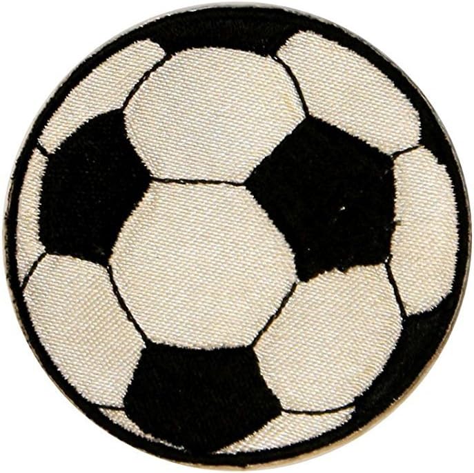Soccer Ball Patch Sport Kick Ball Futball Embroidered Iron