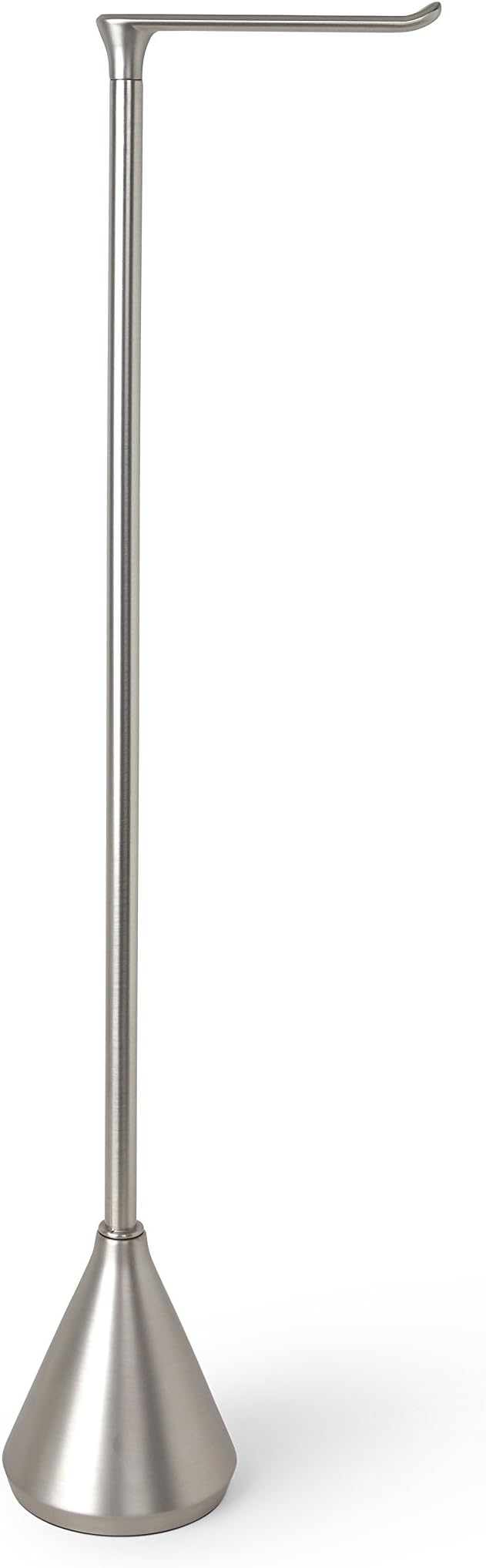 Umbra Pinnacle Toilet Paper Holder and Stand, TP Dispenser, Silver