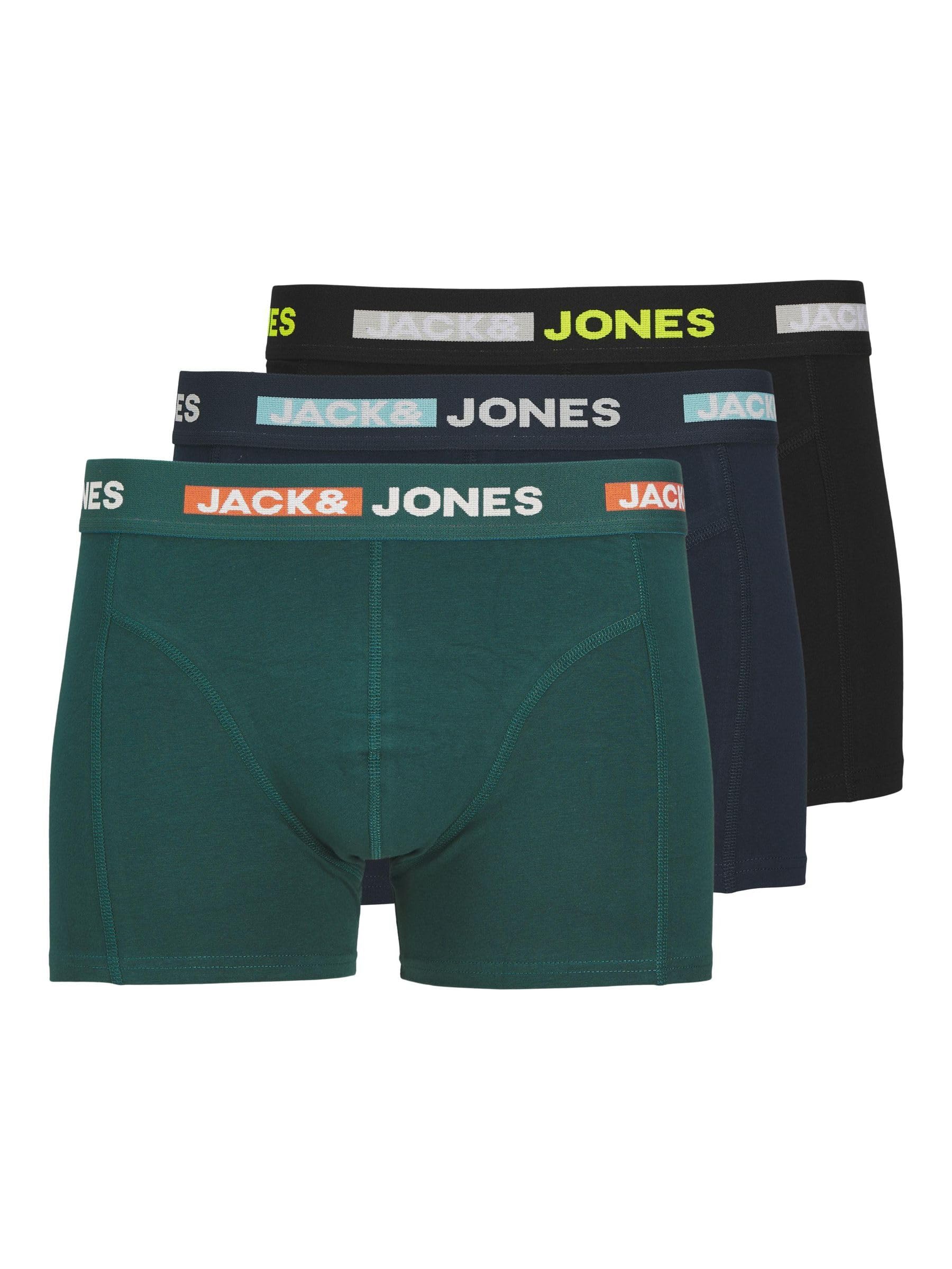 JACSCOTT SOLID TRUNKS 3 PACK SN Erkek Boxer Şort