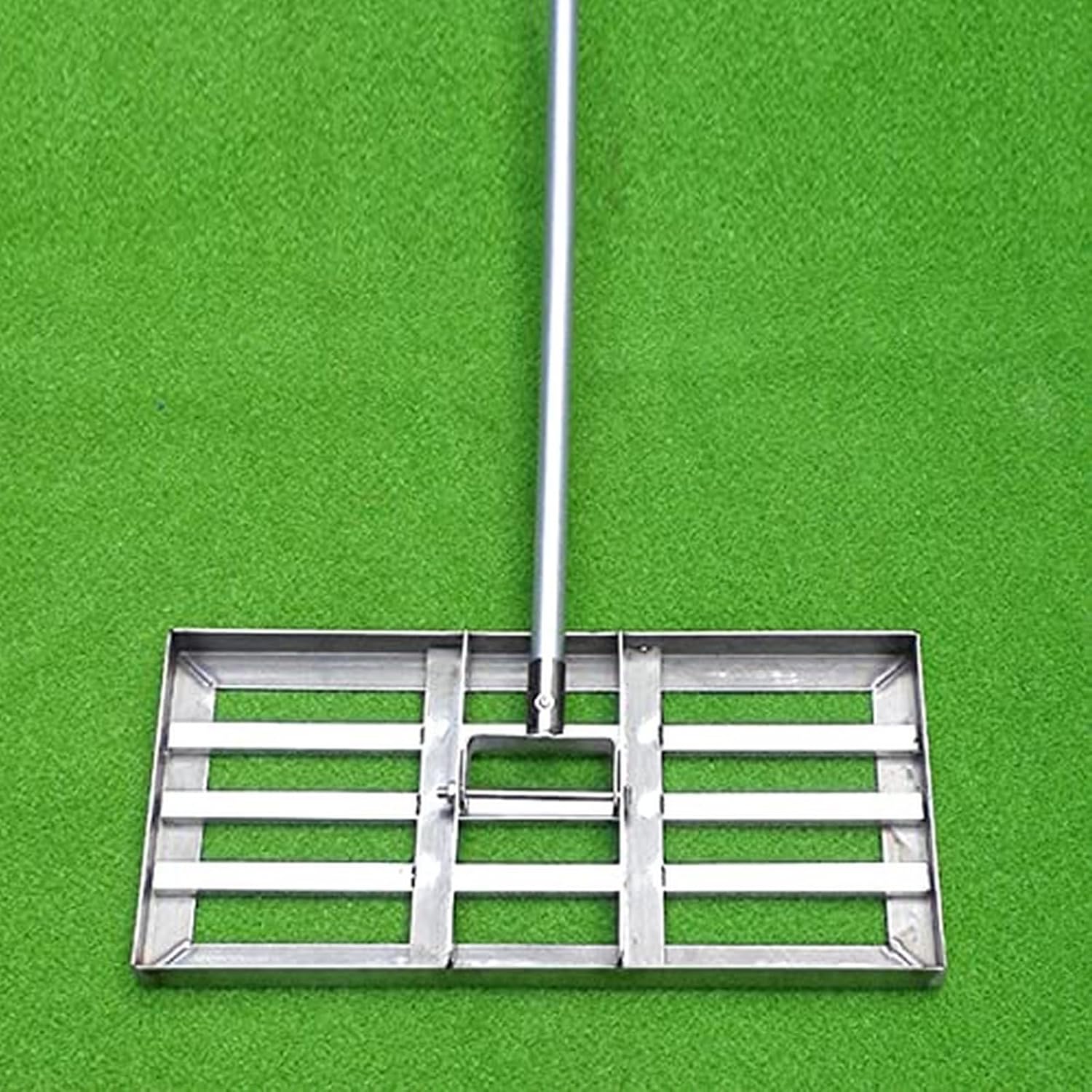 Garden Lawn Leveler, Long Handled Soil and Sand Spreader, Suitable for Golf Courses and Backyard lawns. (50 * 25 * 200CM)