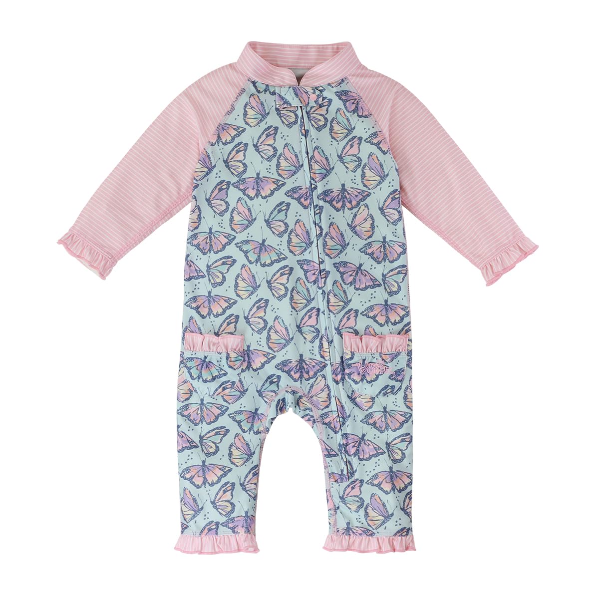 UV SKINZ Baby Girls Sun and Swimsuit