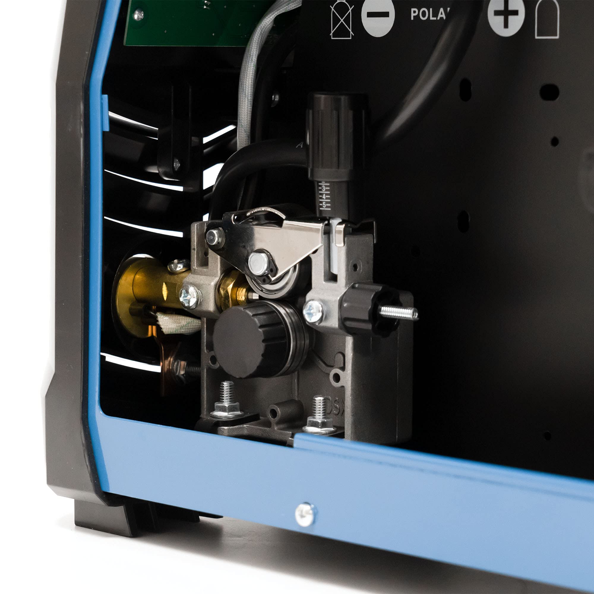 IPOTOOLS MIG-225SYN Inverter Schweißgerät MIG MAG - Schutzgas Schweissgerät mit 225 Ampere/Synergic Funktion/Fülldraht und Elektroden/E-Hand/Digitalanzeige/IGBT / 230V / 7 Jahre Garantie