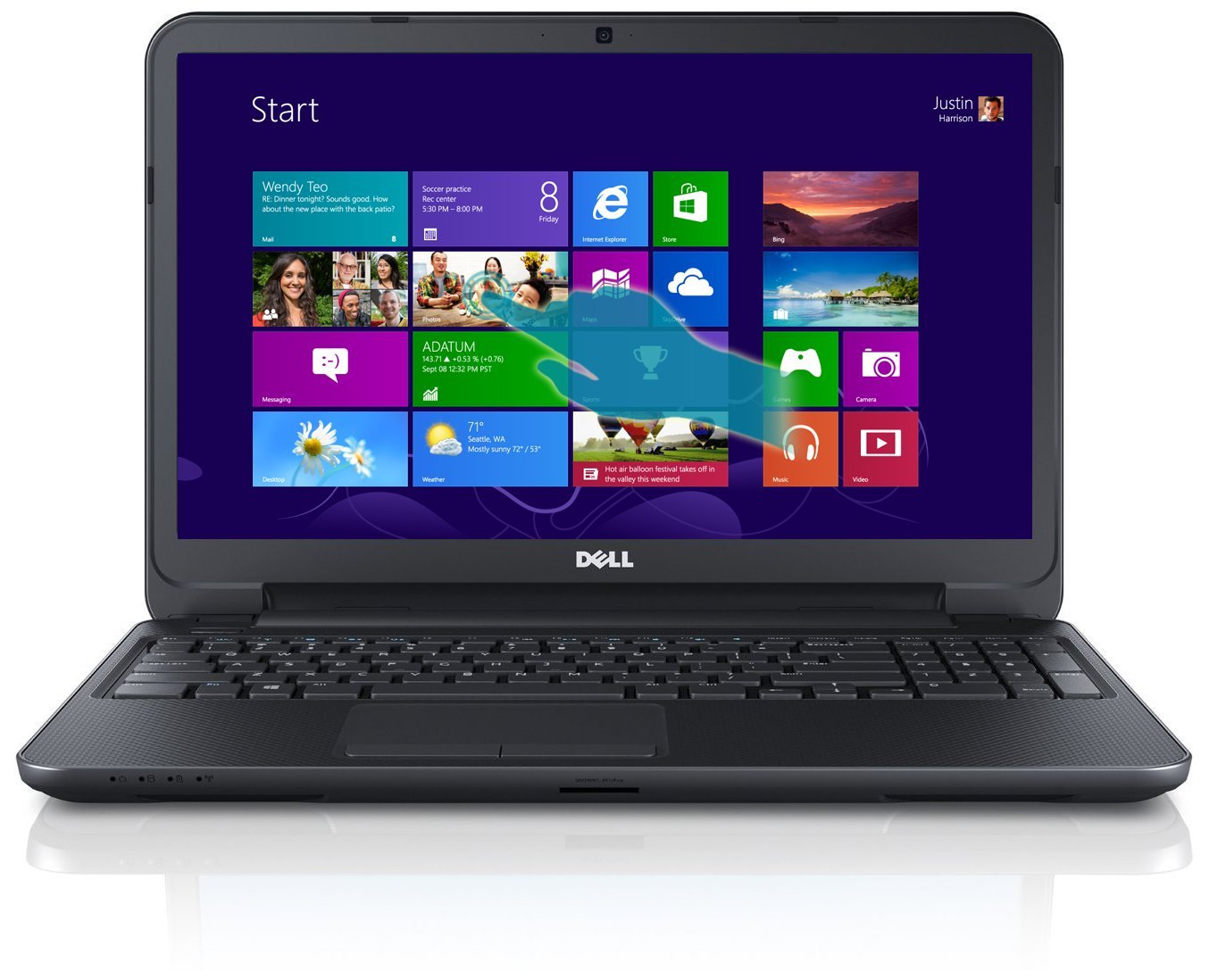 DELL Inspiron 15 Negro Portátil 39.6 cm (15.6
