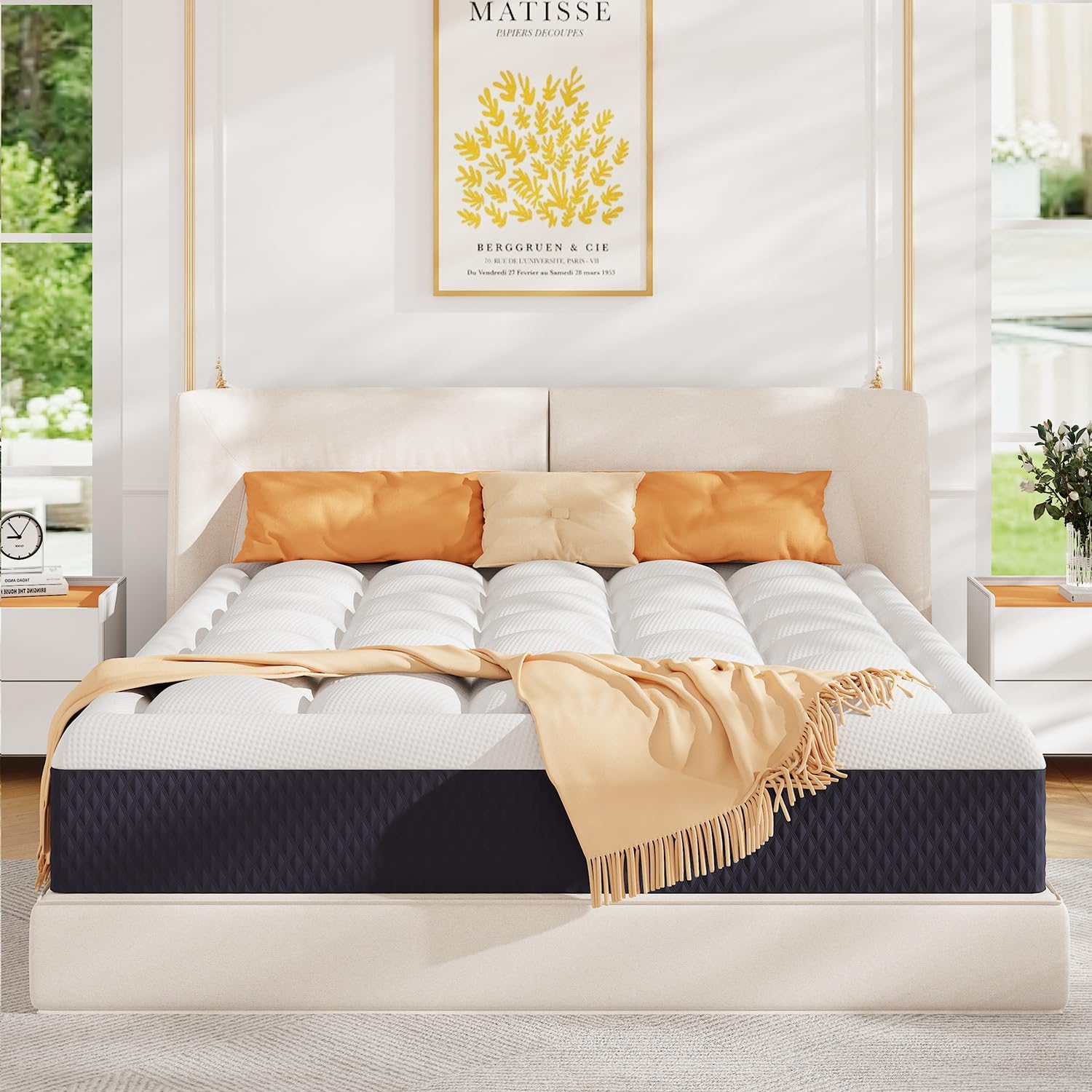 pengucool 10 Inch Full Mattress in a Box, Breathable Gel