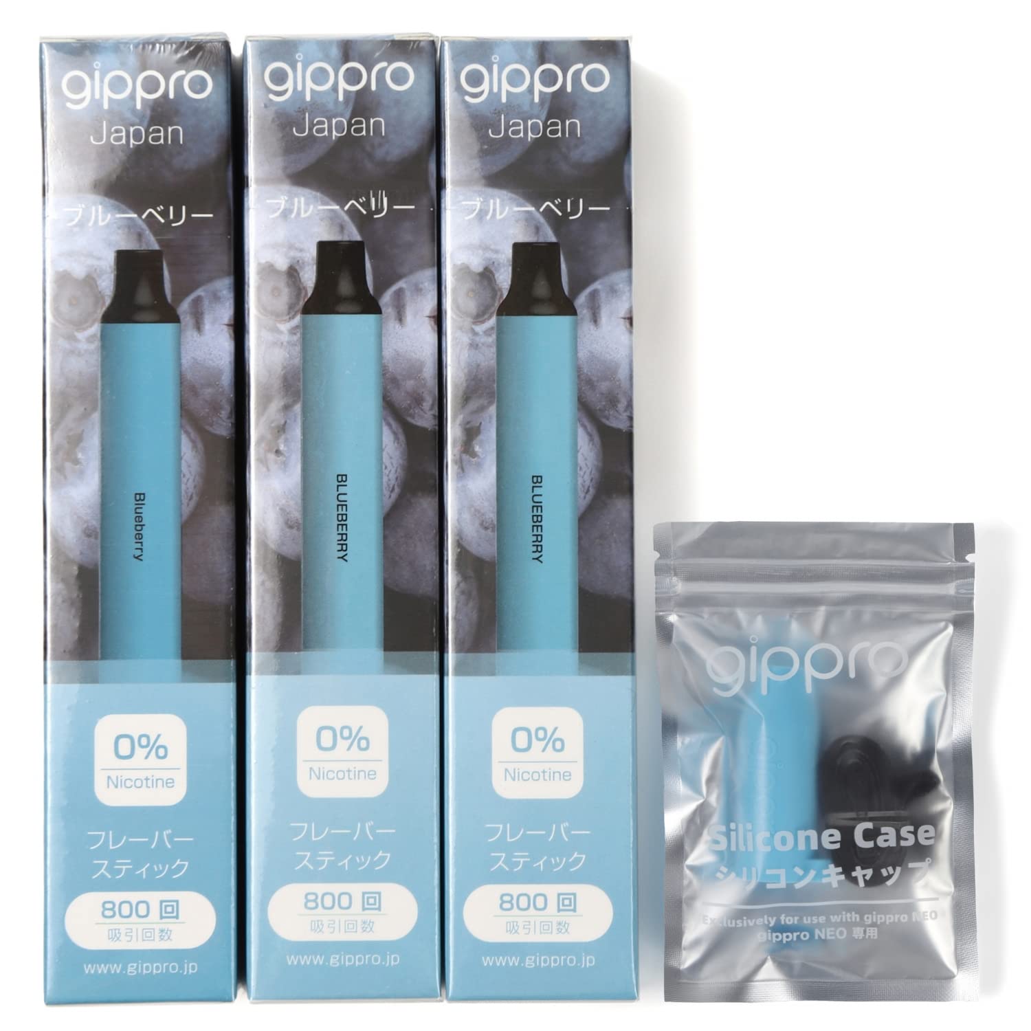 Amazon | gippro Neoブルーベリー【3本入り+フレーバーステック専用