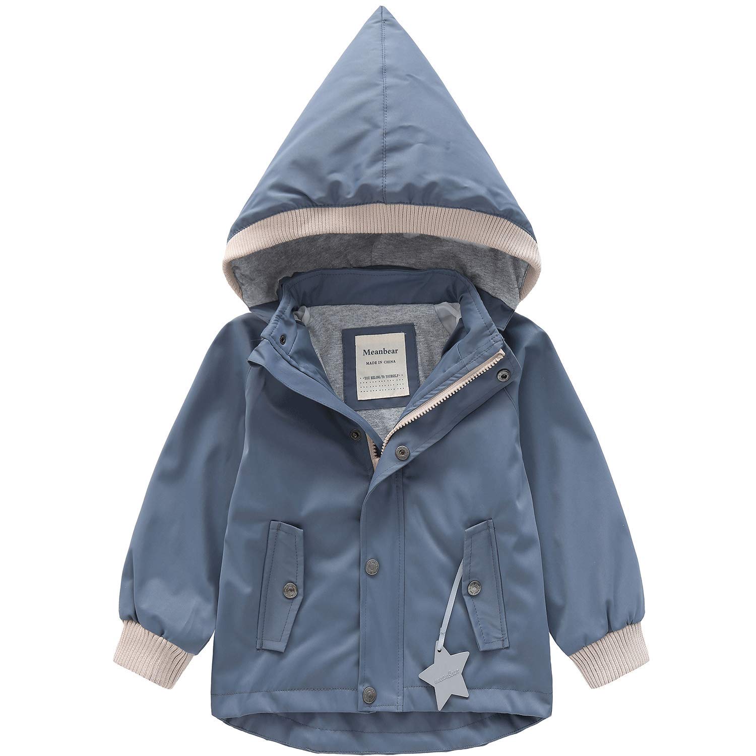 BINIDUCKLING Rain Jacket