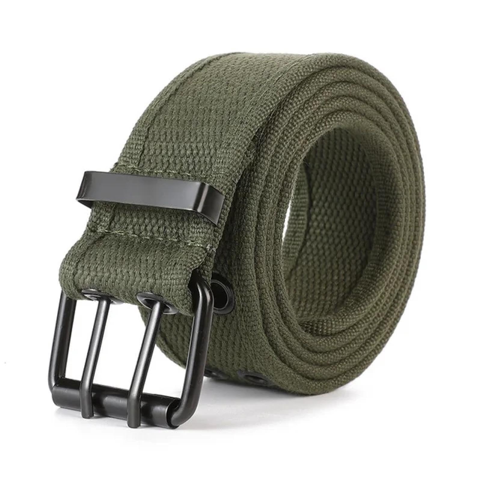 Cinturones de hombre, estilo militar, de lona y nailon, estilo táctico, informal y moderno.